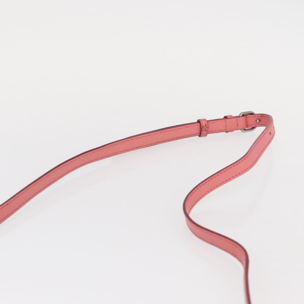 Burberry D-Ring Shoulder Leather Pink Leather Shoulder Bag Bag (Pre-Owned)