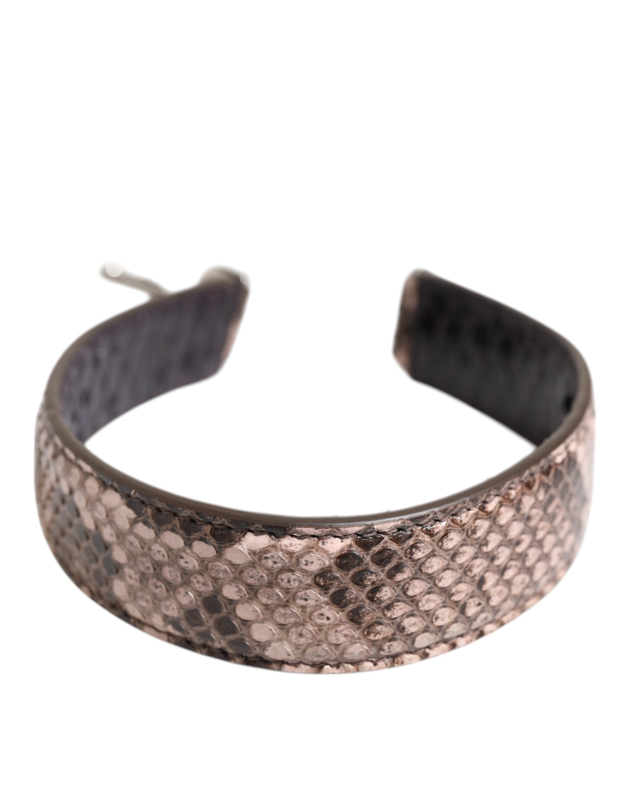 Dolce & Gabbana Brown Exotic Leather Handbag Accessory Shoulder Women's Strap