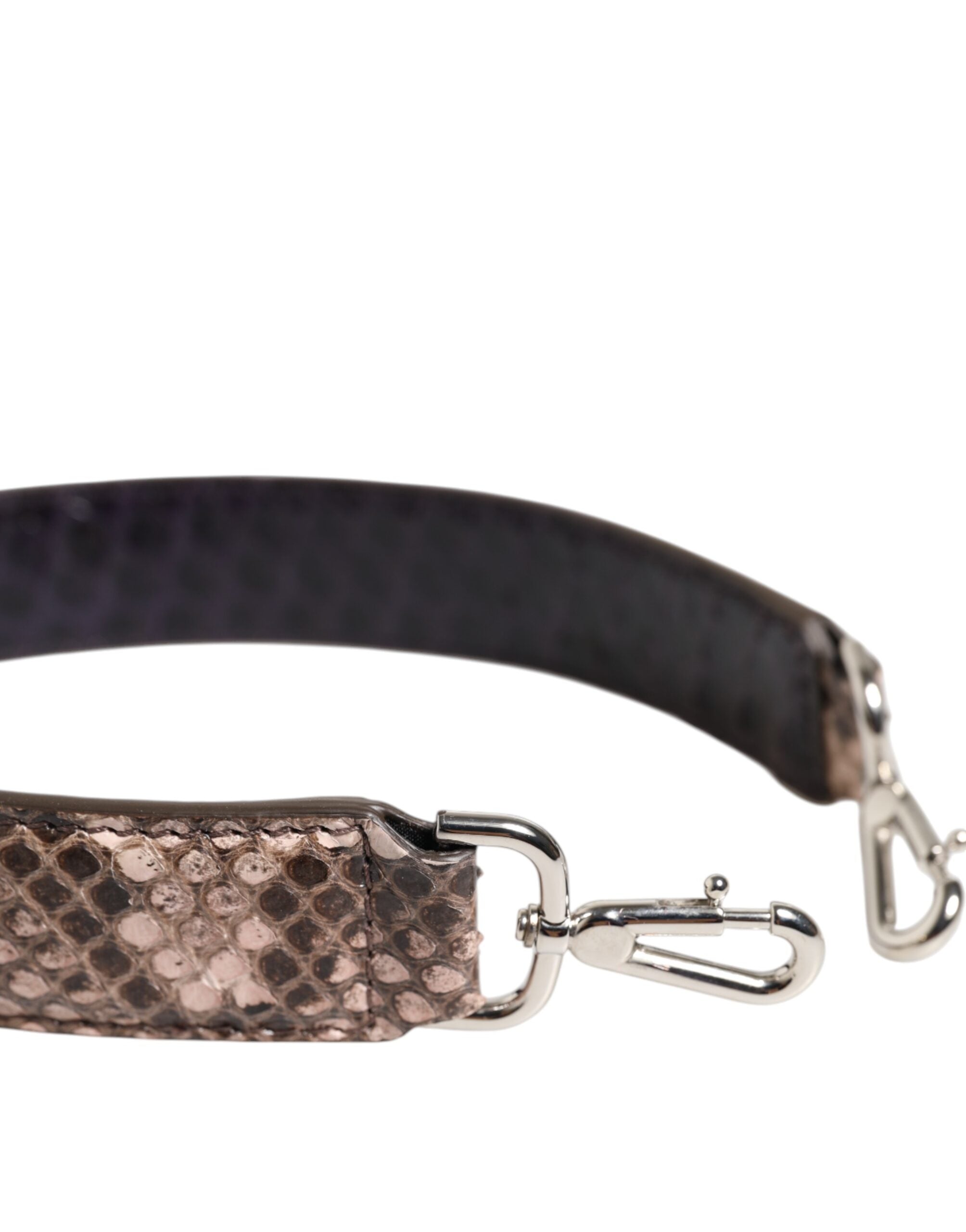 Dolce & Gabbana Brown Exotic Leather Handbag Accessory Shoulder Women's Strap
