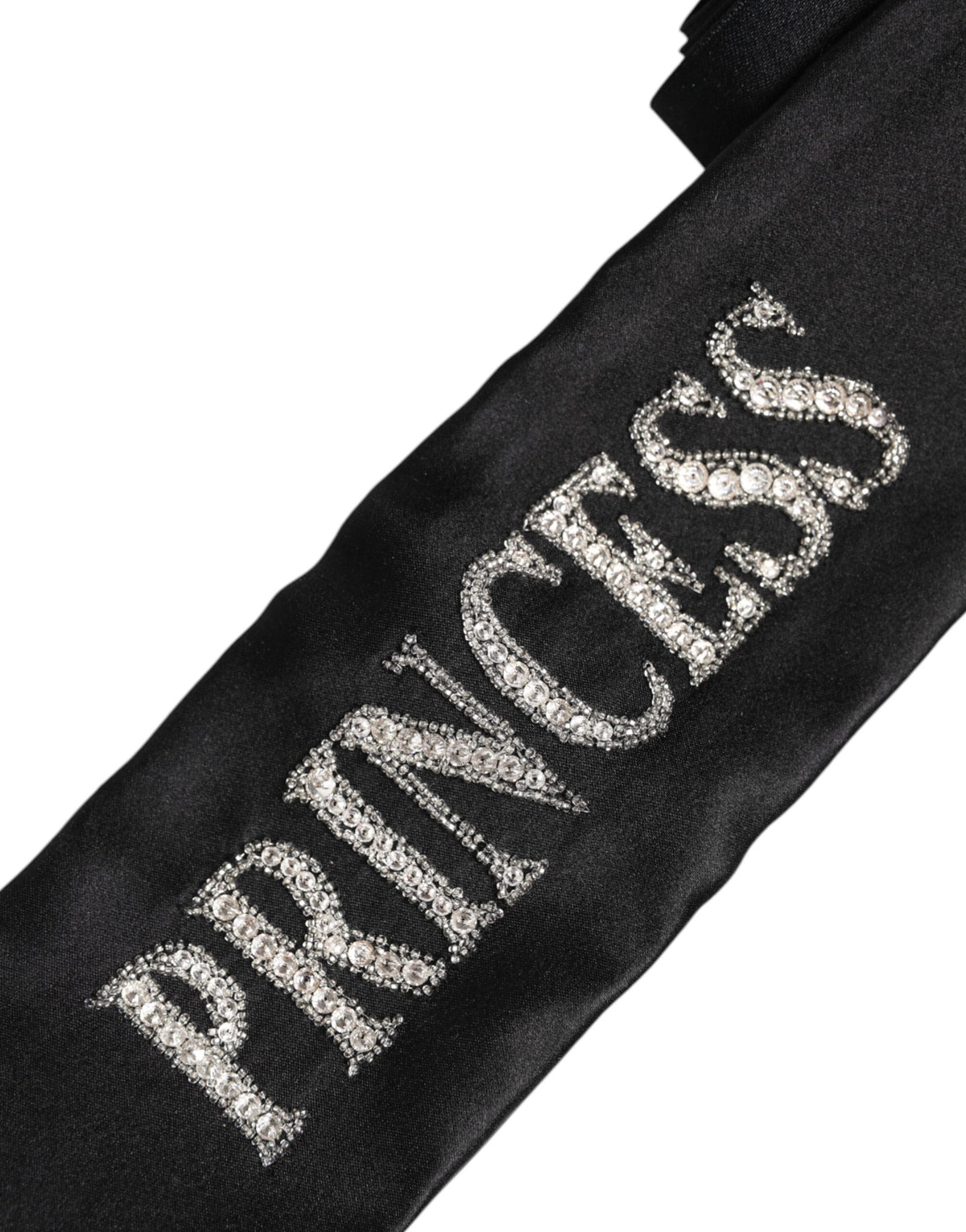Dolce & Gabbana Black Princess Fantasy Braided Waist Women's Belt