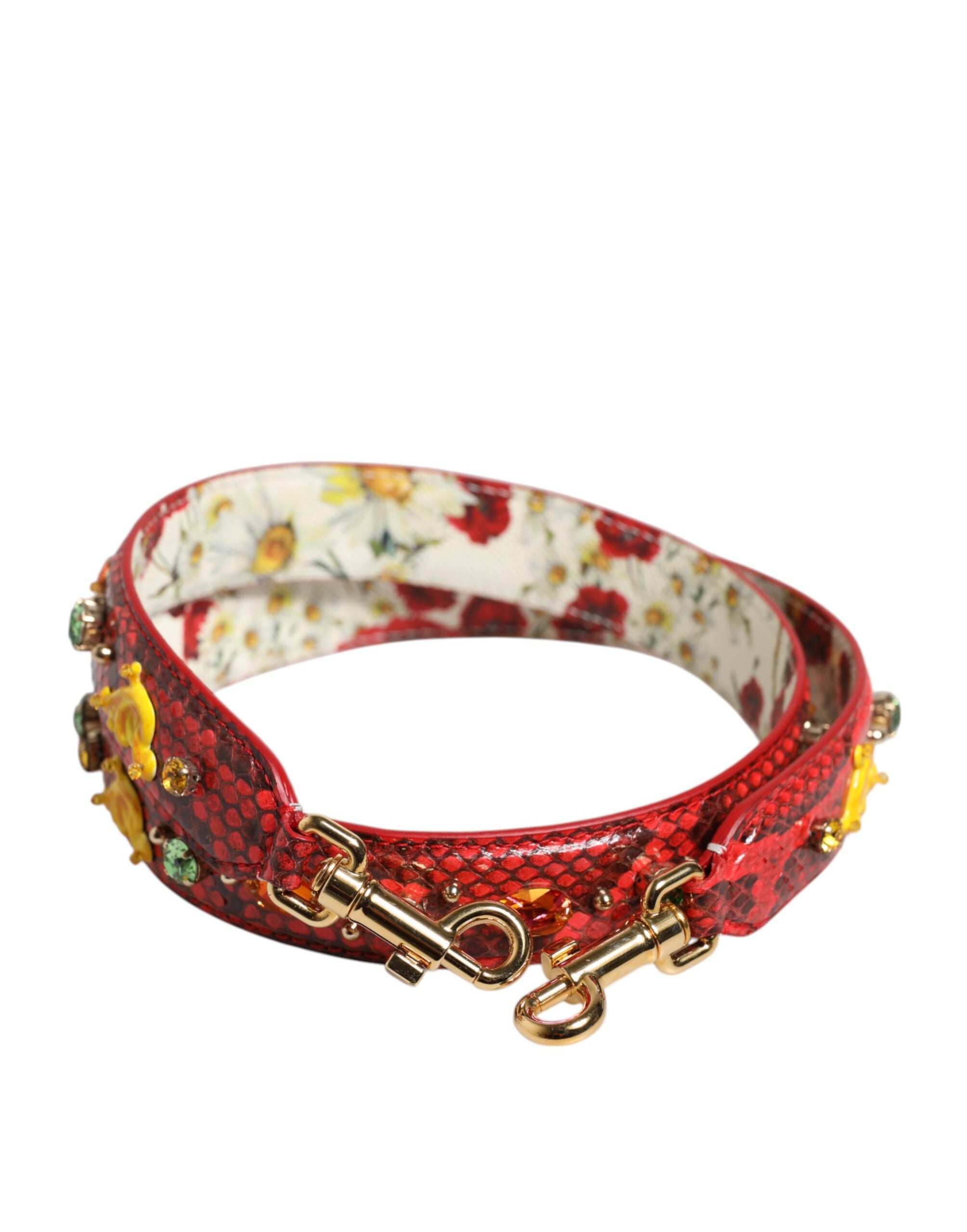 Dolce & Gabbana Multicolor Embellished Handbag Accessory Shoulder Women's Strap