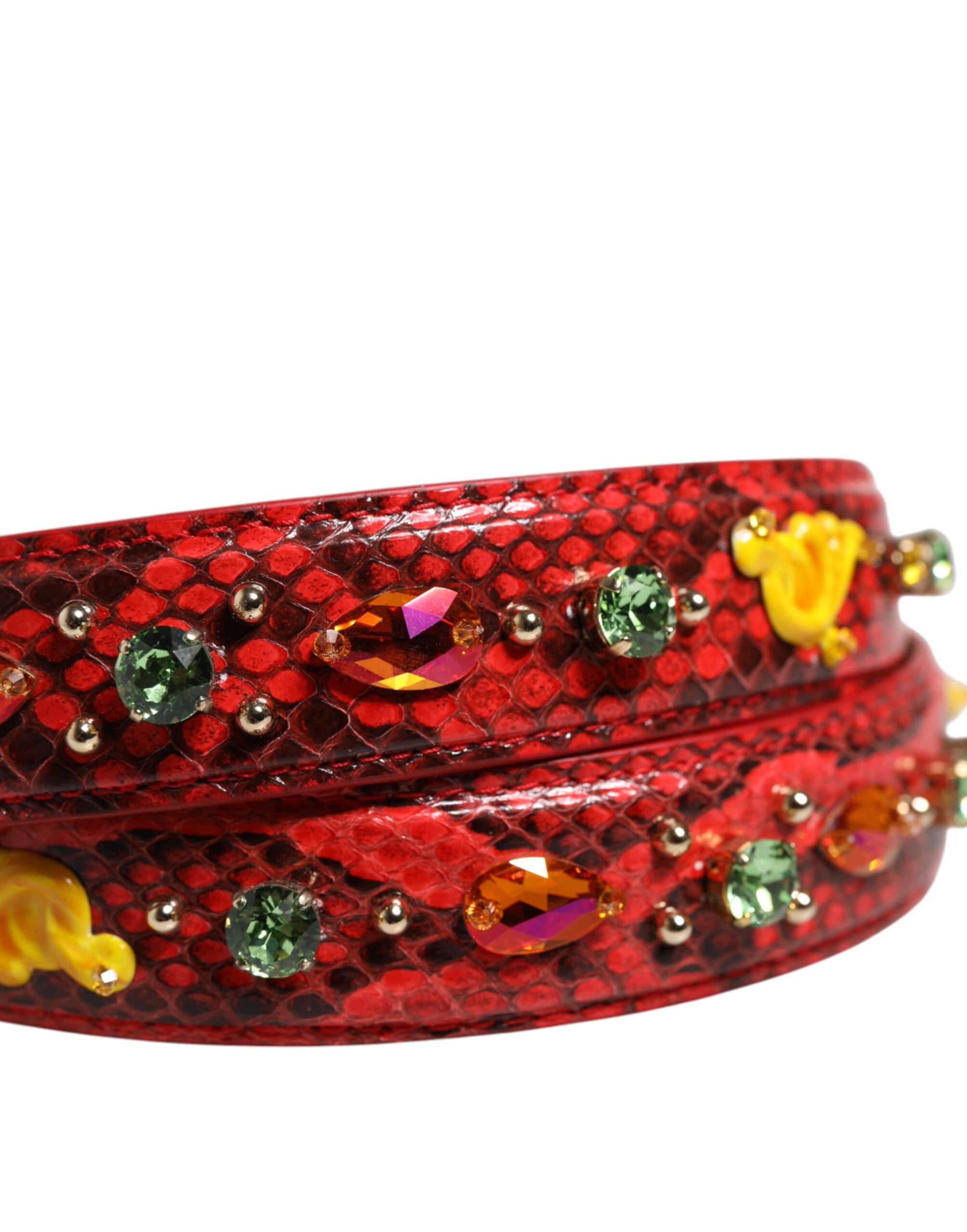 Dolce & Gabbana Multicolor Embellished Handbag Accessory Shoulder Women's Strap