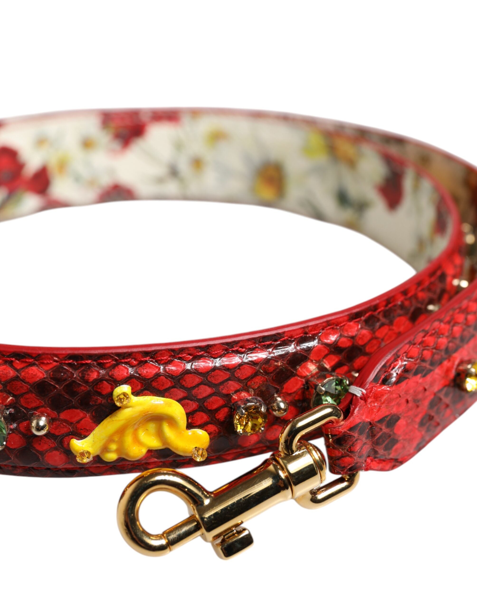 Dolce & Gabbana Multicolor Embellished Handbag Accessory Shoulder Women's Strap