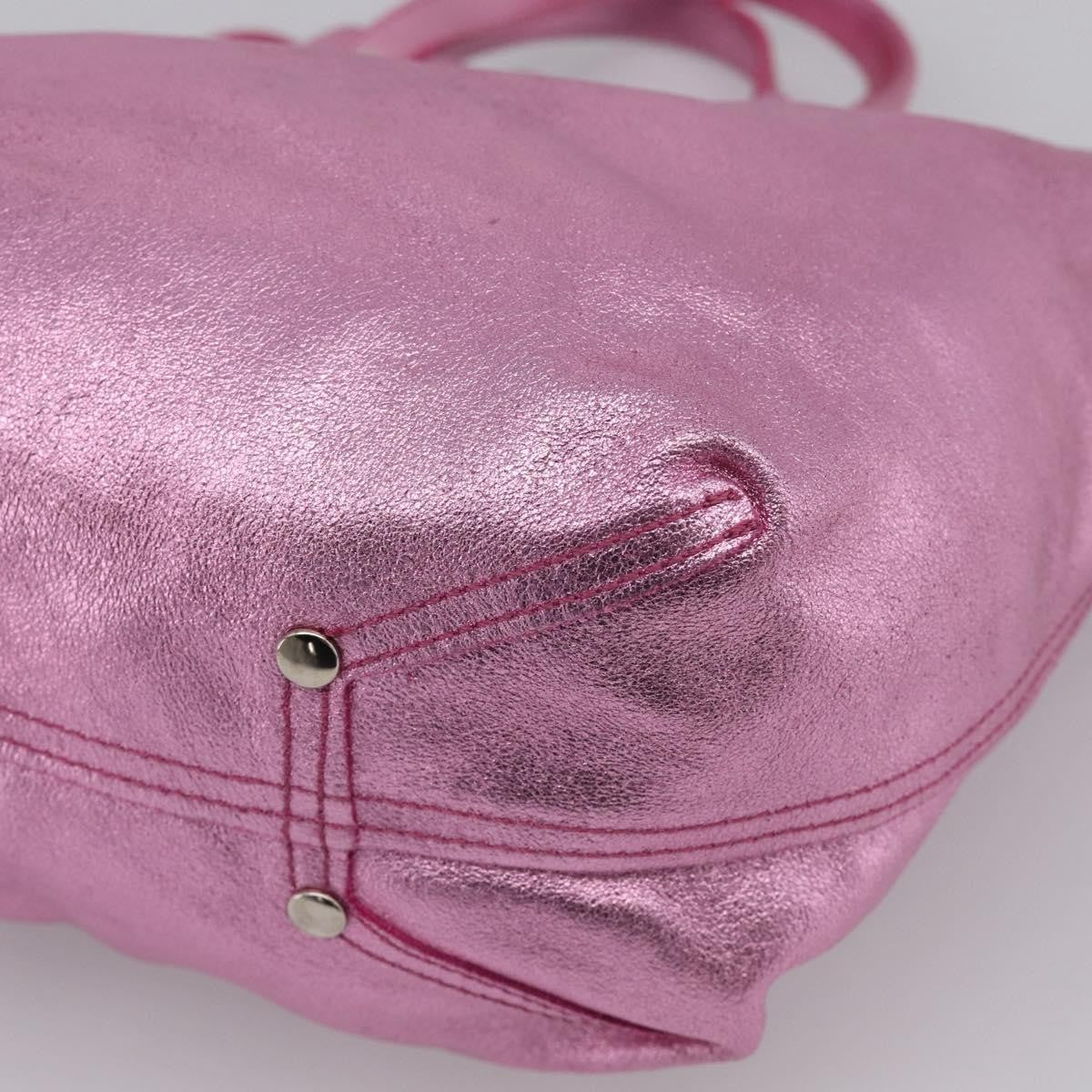 Tiffany & Co. Vintage Leather Pink Stainless_Steel Shoulder Bag Bag (Pre-Owned)