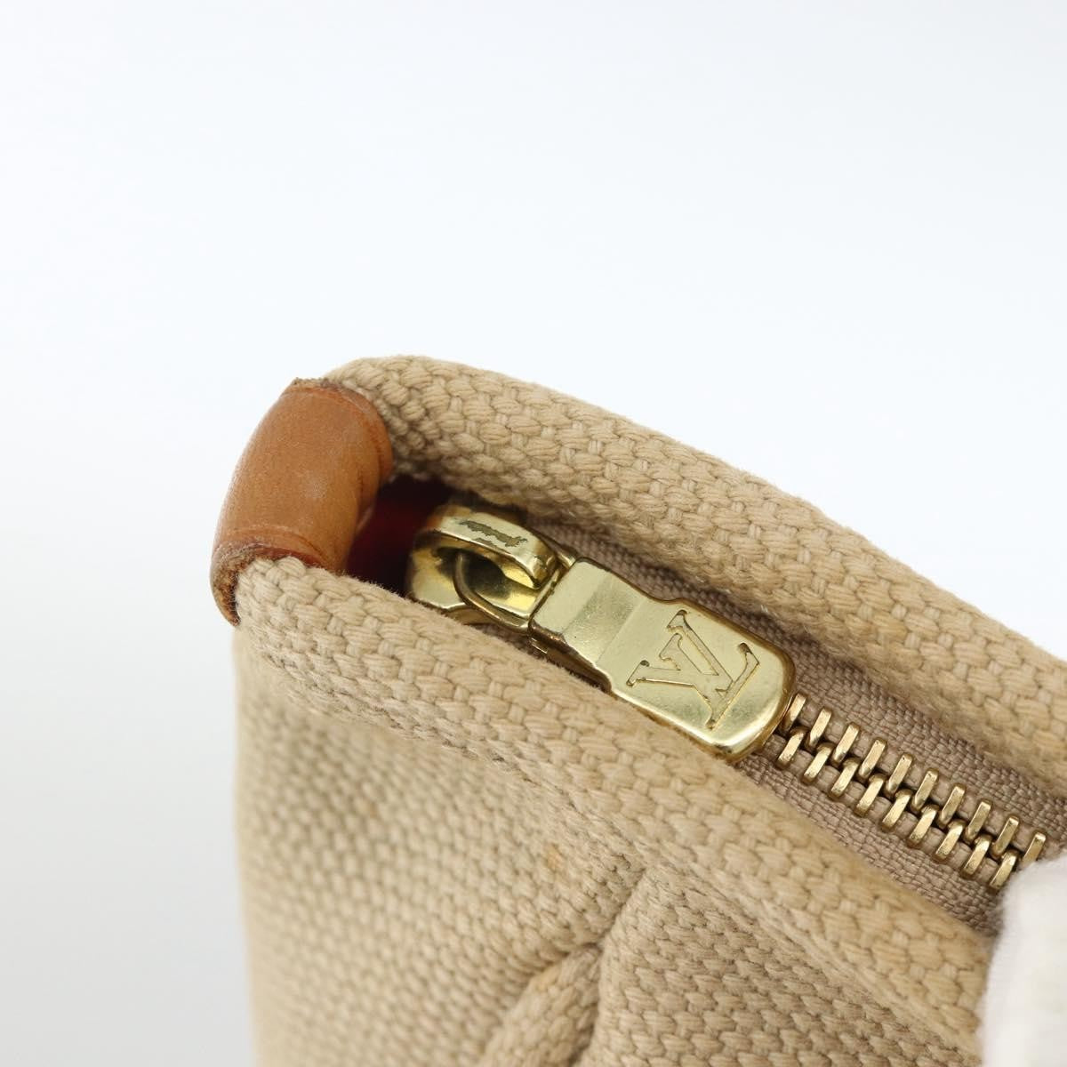Louis Vuitton Antigua Tote Canvas Beige Canvas Tote Bag Bag (Pre-Owned)