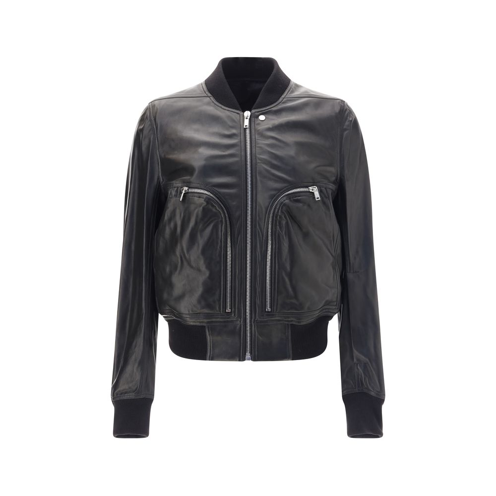 Rick Owens Bauhaus Flight Leather Men's Jacket