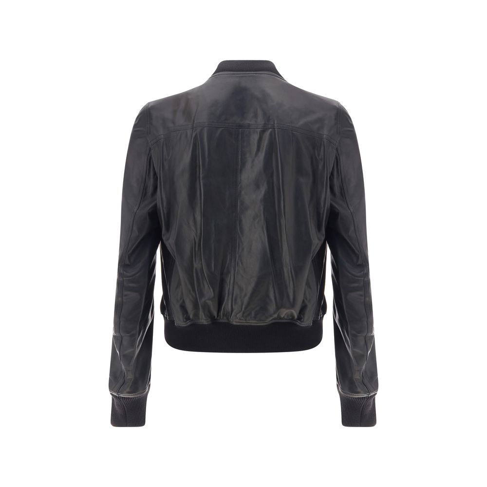 Rick Owens Bauhaus Flight Leather Men's Jacket