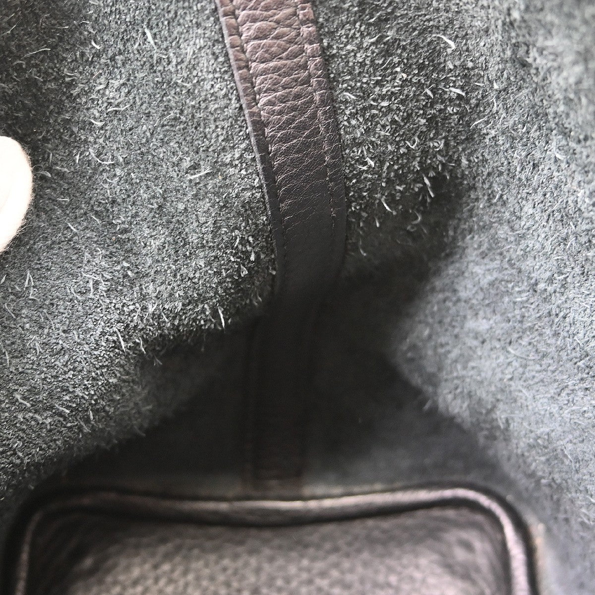 Hermes Picotin Clémence Black Leather Handbag (Pre-Owned)