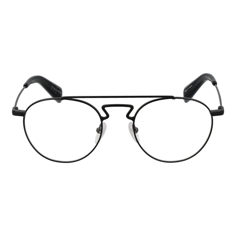 Yohji Yamamoto Black Metal Glasses Men's (Frames)