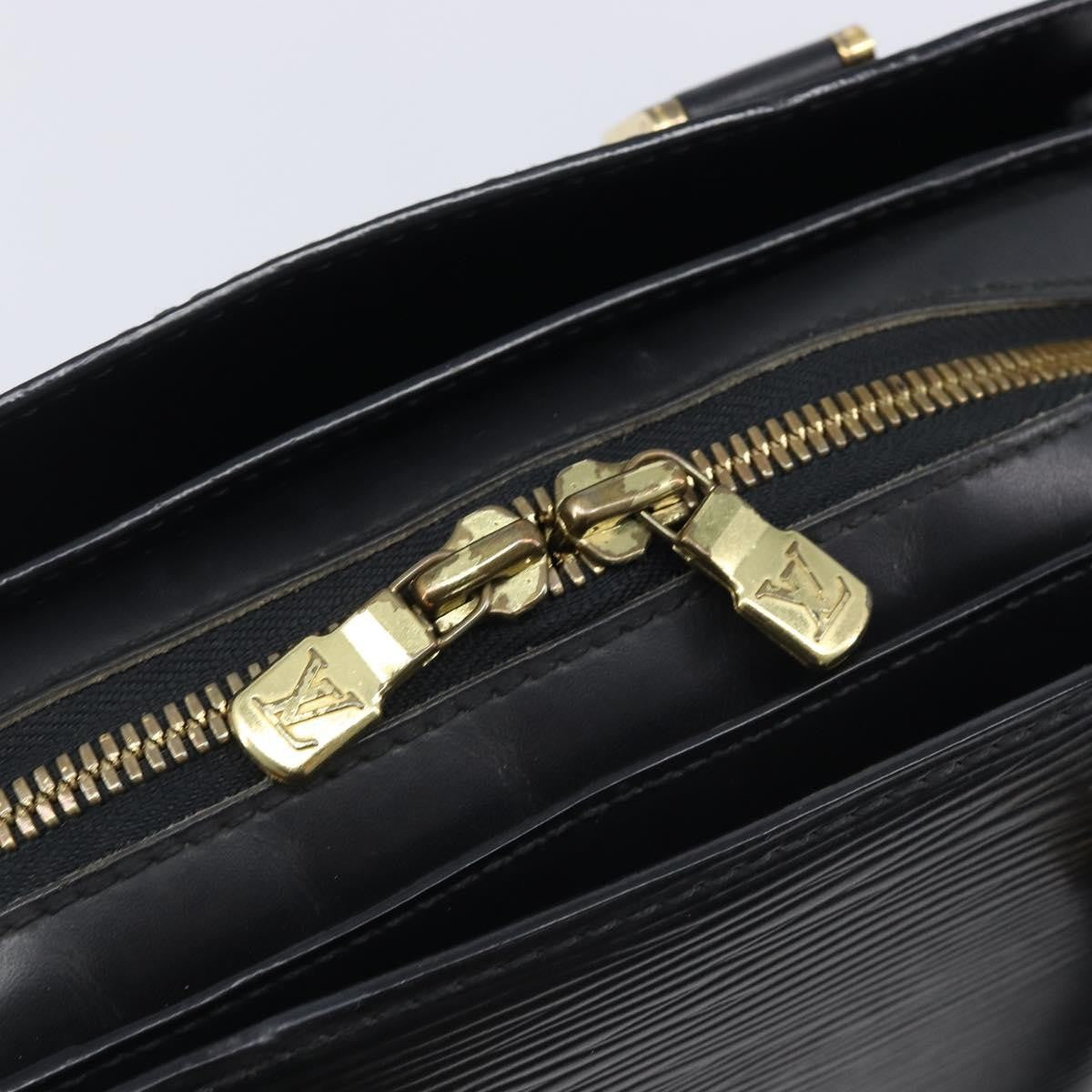 Louis Vuitton Pont Neuf Epi Leather Black Leather Handbag (Pre-Owned)