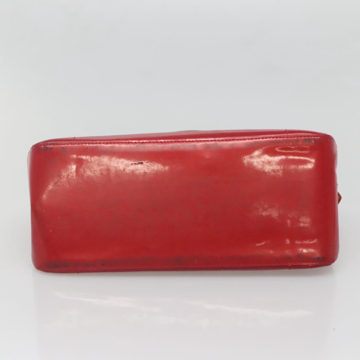 Louis Vuitton Rosewood Avenue Monogram Vernis Red Patent_Leather Handbag (Pre-Owned)