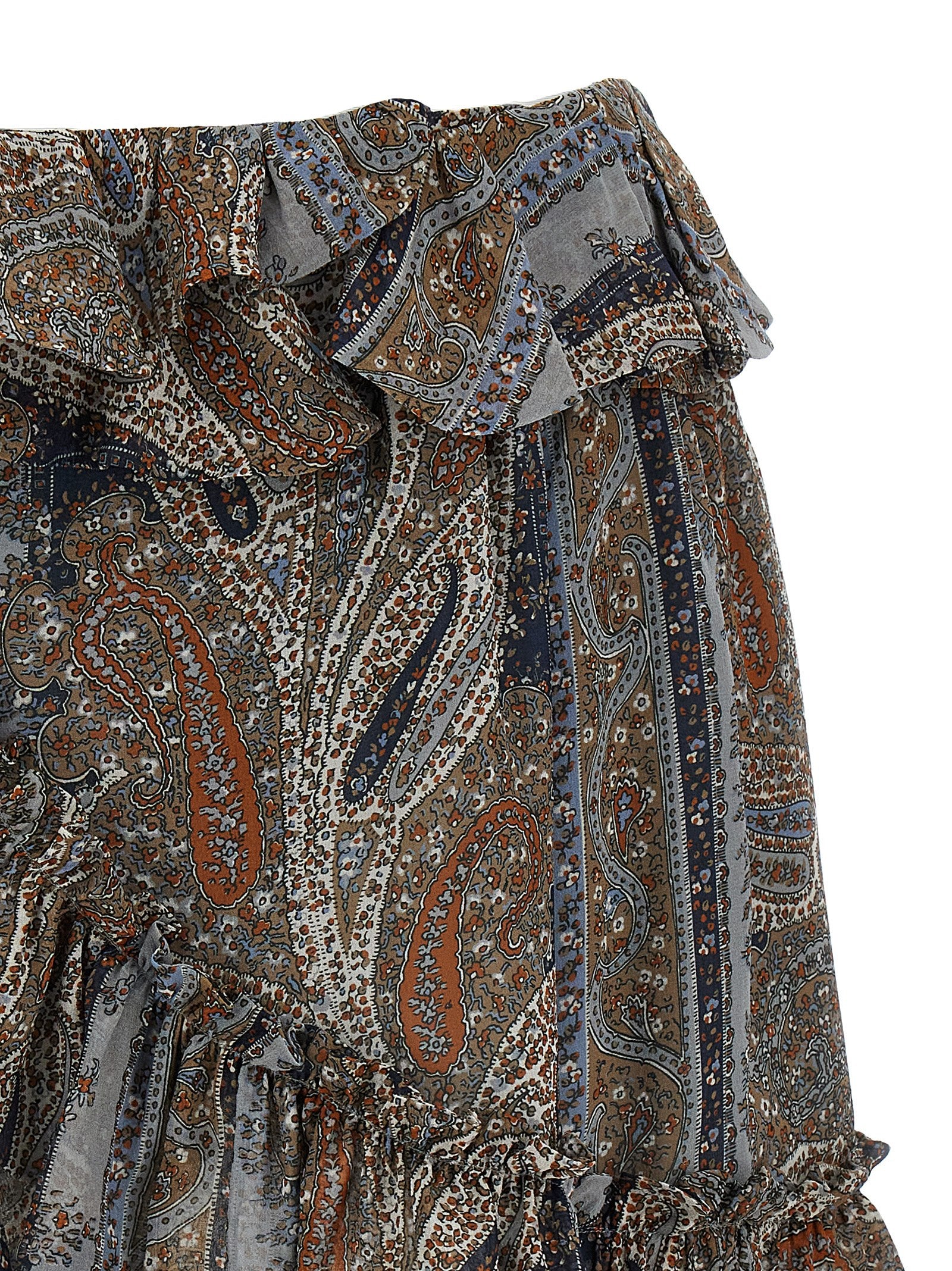Saint Laurent Women's All Over Print Skirt