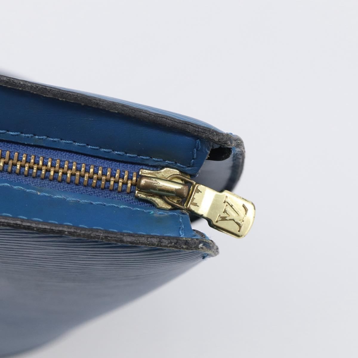 Louis Vuitton Saint Jacques Epi Leather Blue Leather Handbag (Pre-Owned)