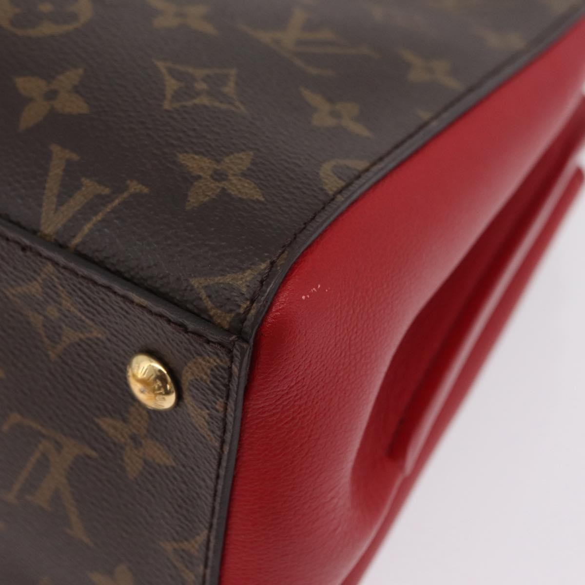 Louis Vuitton Florine Monogram Canvas And Leather Brown Canvas Handbag (Pre-Owned)