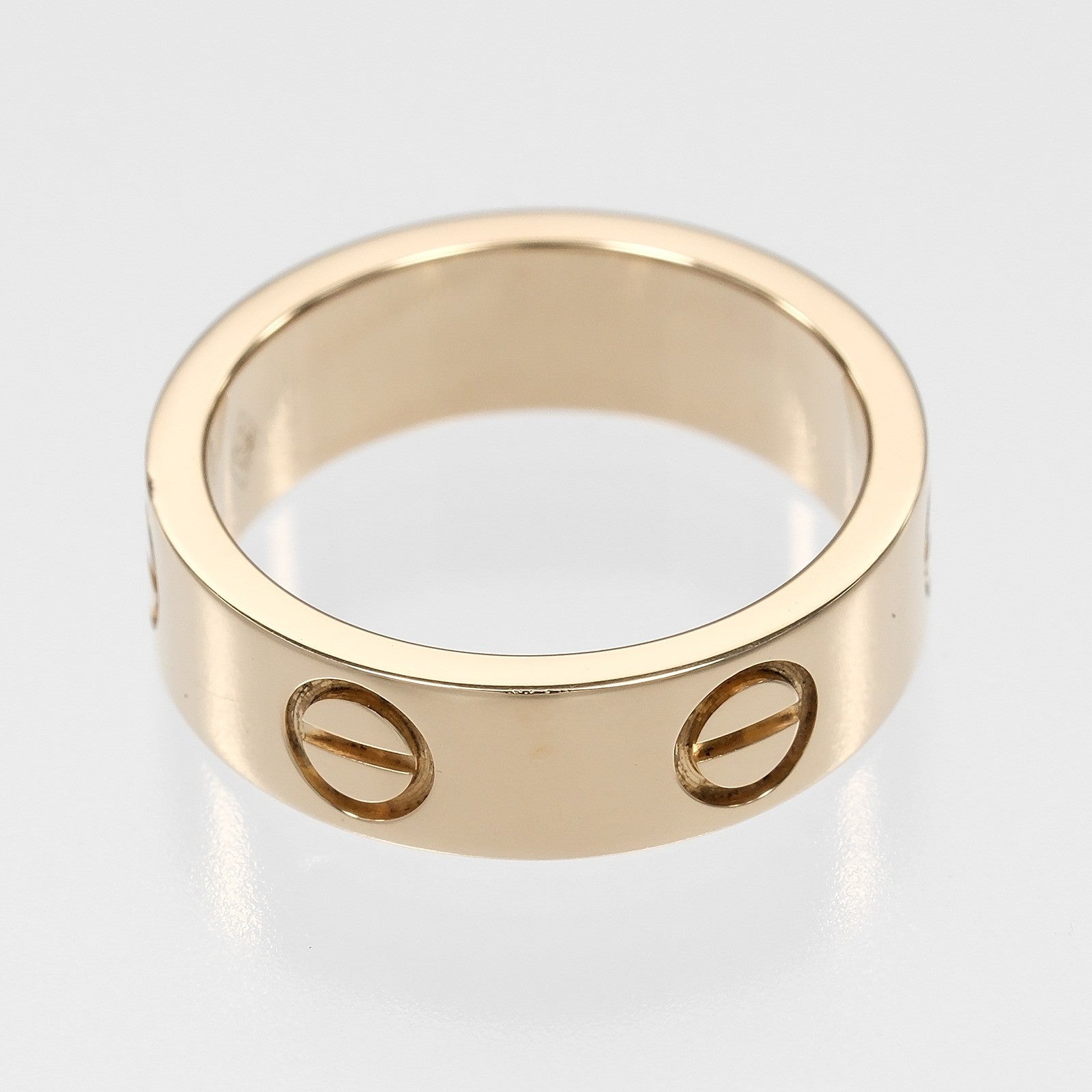 Cartier Love Wedding Band 18K Yellow Gold Gold Yellow_Gold Ring Jewelry (Pre-Owned)