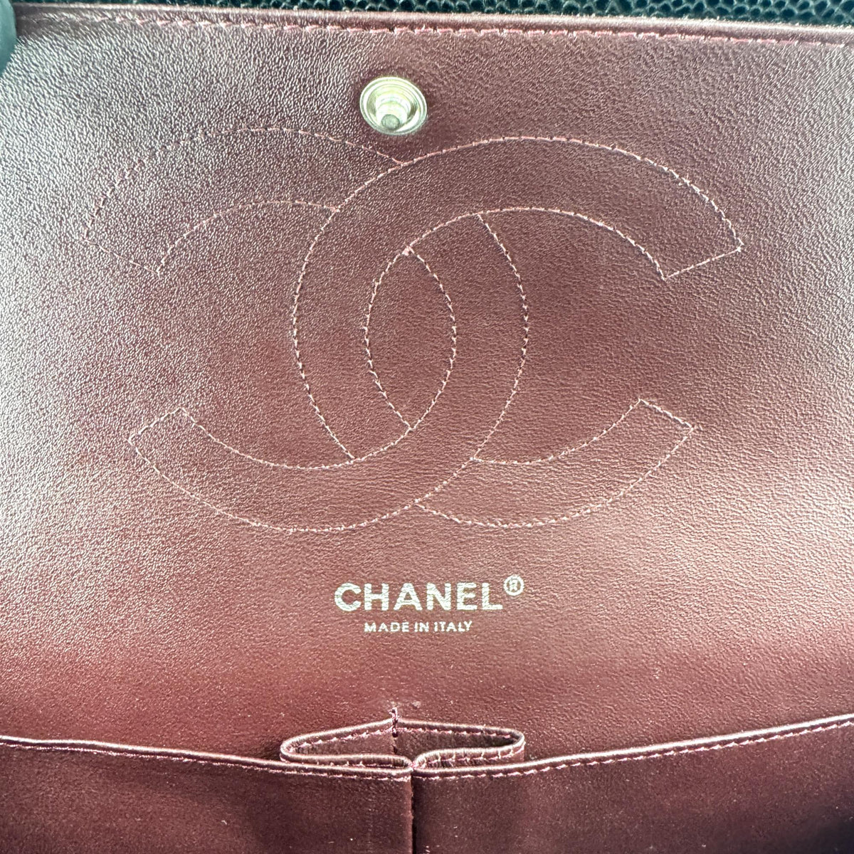Chanel Classic Single Flap Bag Quilted Lambskin Black Calfskin Shoulder Bag Bag (Pre-Owned)