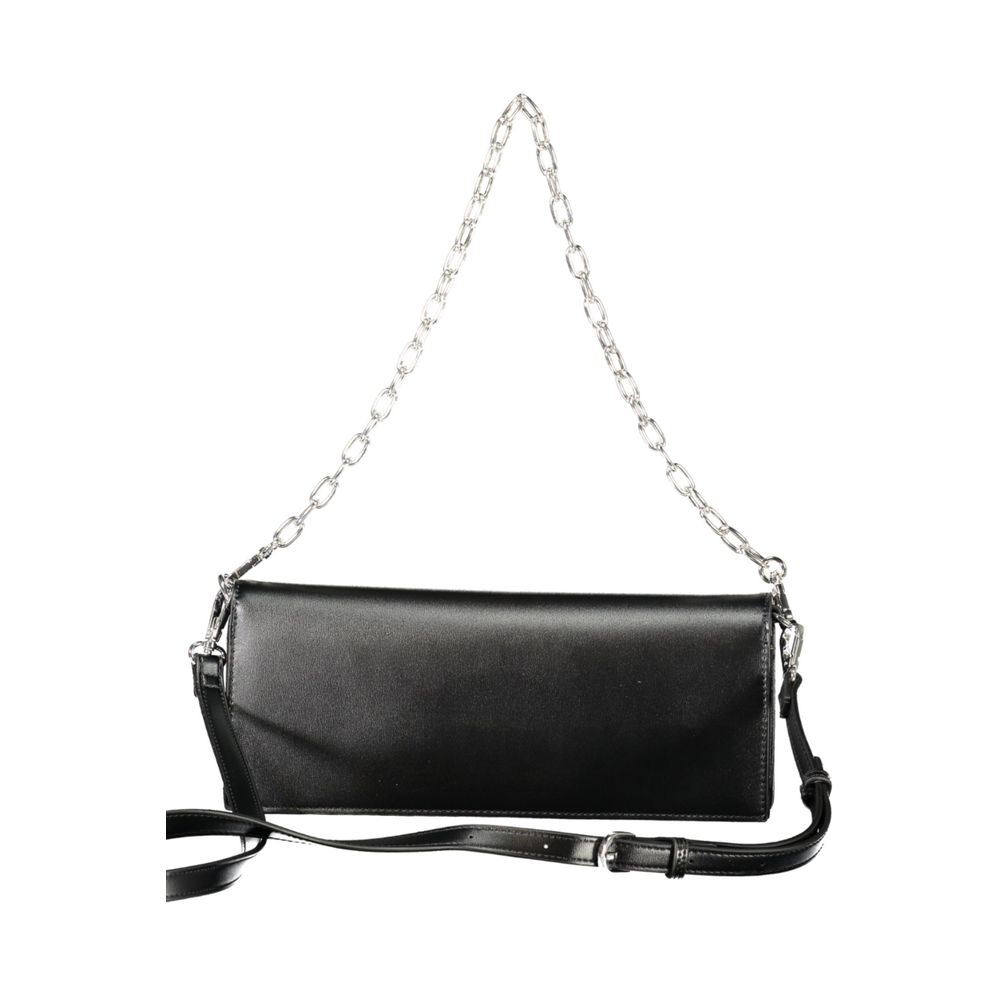 Mario Valentino Black Polyethylene Women Women's Handbag