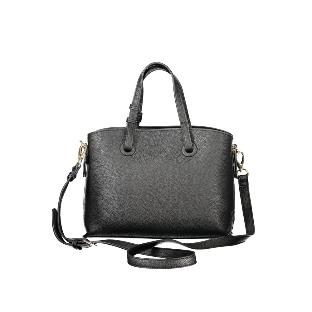 Mario Valentino Black Polyethylene Women Women's Handbag
