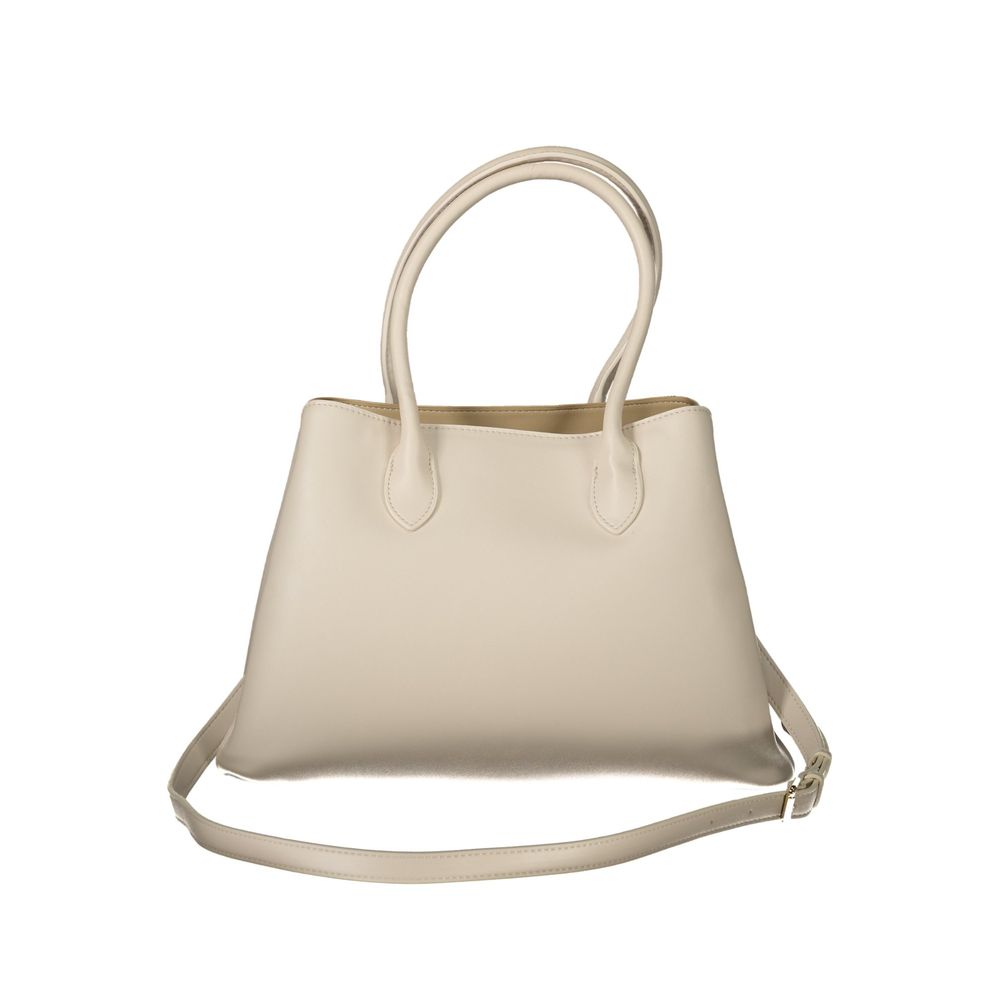 Mario Valentino Beige Polyethylene Women Women's Handbag