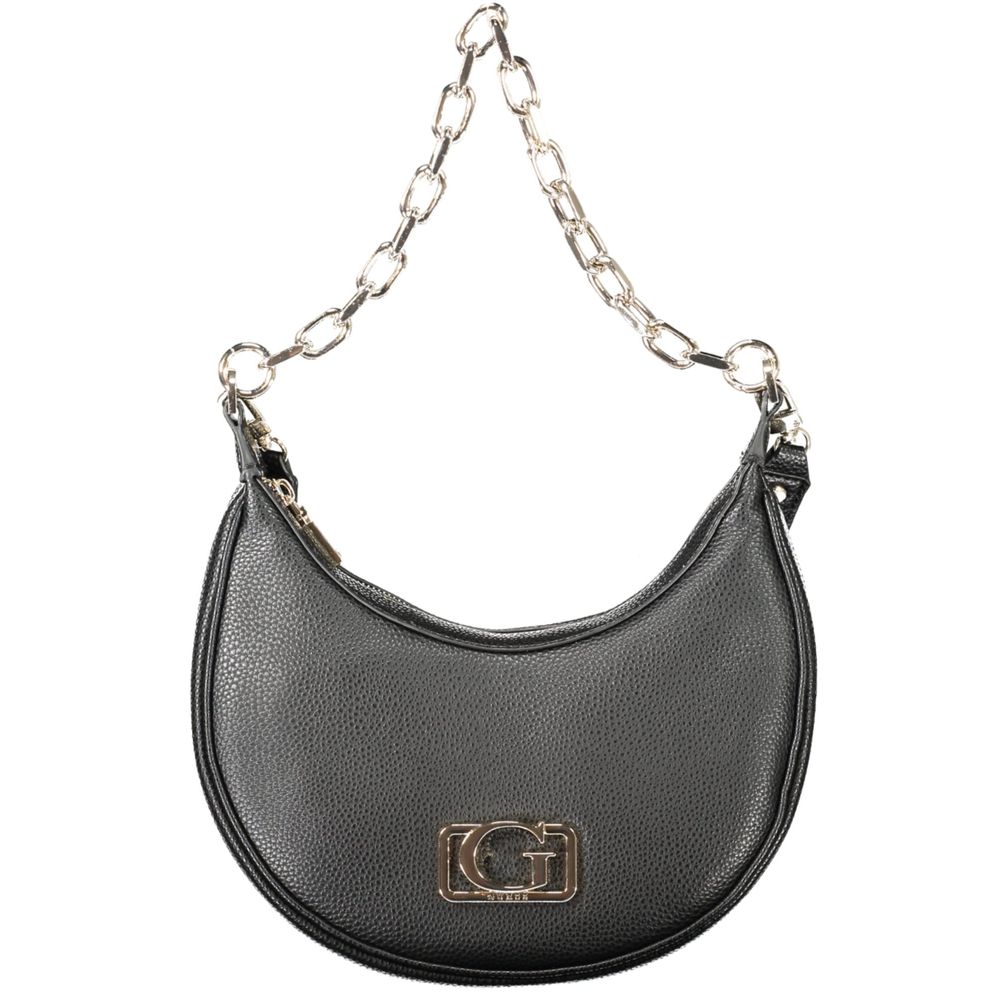 Guess Jeans Black Polyurethane Women's Women's Handbag