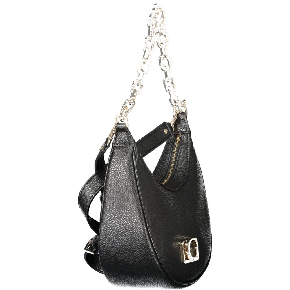 Guess Jeans Black Polyurethane Women's Women's Handbag