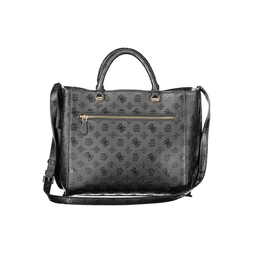Guess Jeans Black Polyethylene Women Women's Handbag