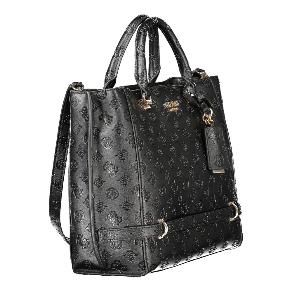 Guess Jeans Black Polyethylene Women Women's Handbag