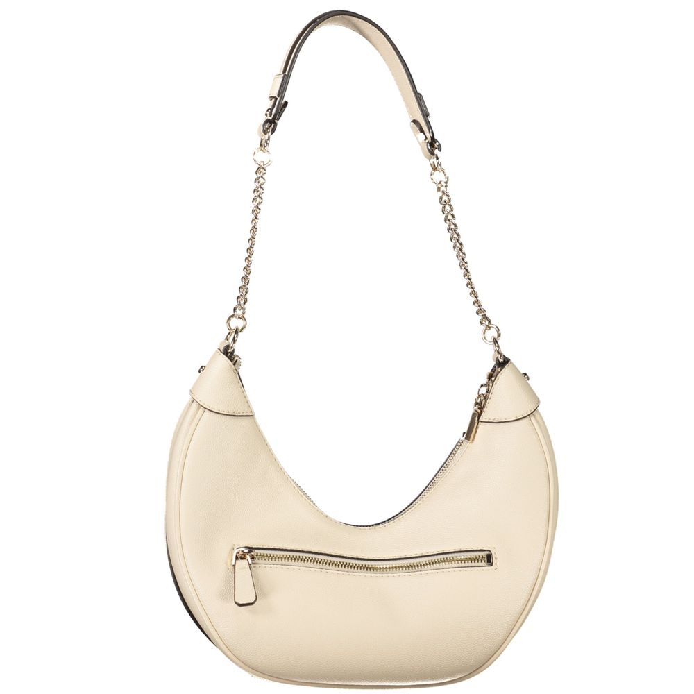 Guess Jeans Beige Polyethylene Women Women's Handbag