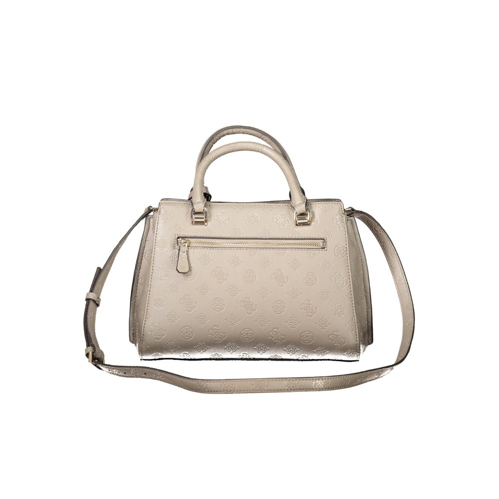 Guess Jeans Beige Polyethylene Women Women's Handbag