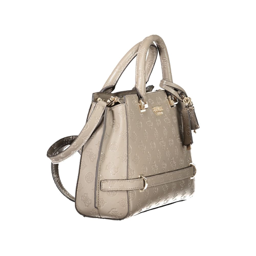 Guess Jeans Beige Polyethylene Women Women's Handbag