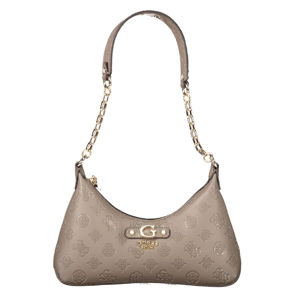 Guess Jeans Brown Polyethylene Women Women's Handbag
