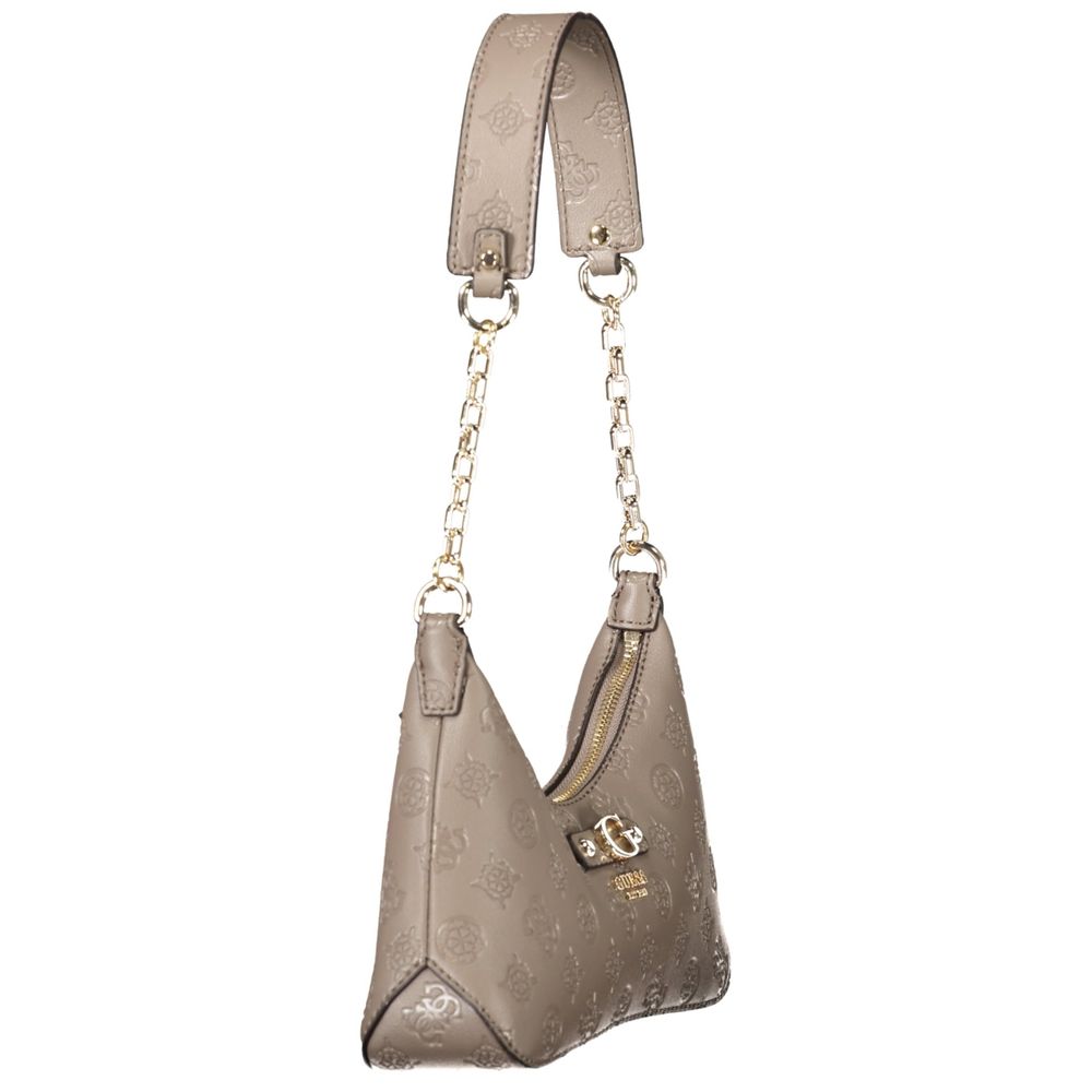 Guess Jeans Brown Polyethylene Women Women's Handbag