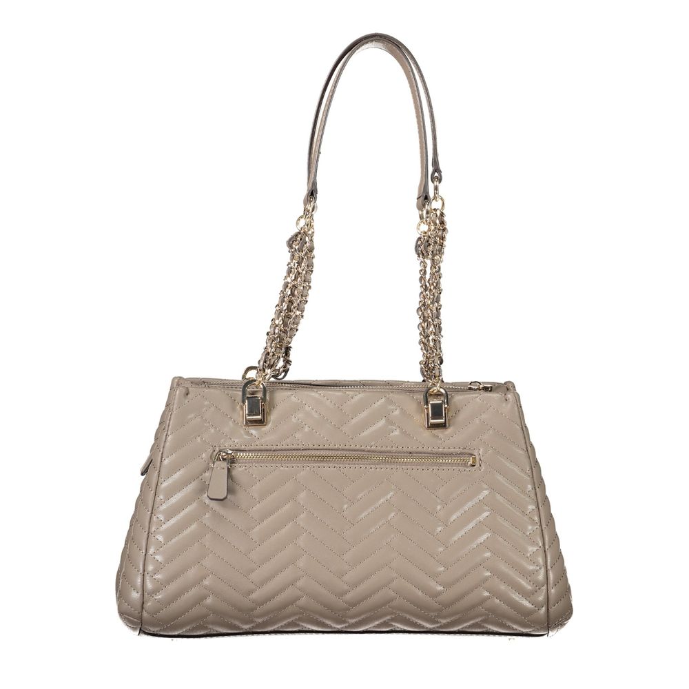 Guess Jeans Brown Polyethylene Women Women's Handbag