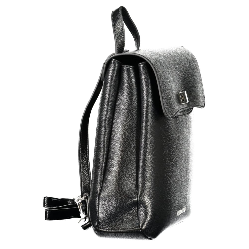 Mario Valentino Black Polyethylene Women Women's Backpack