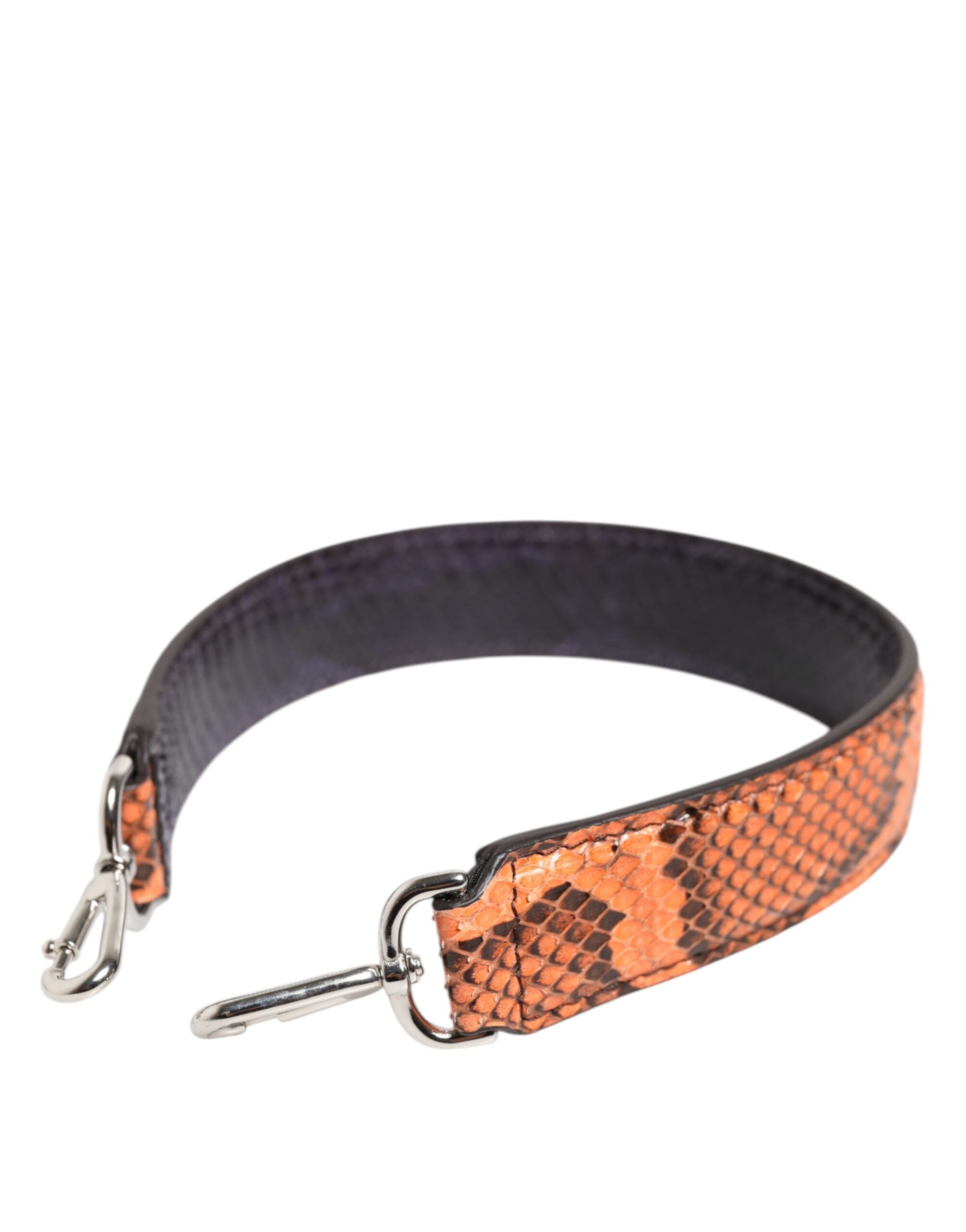 Dolce & Gabbana Orange Exotic Leather Bag Shoulder Women's Strap (Pre-Owned)