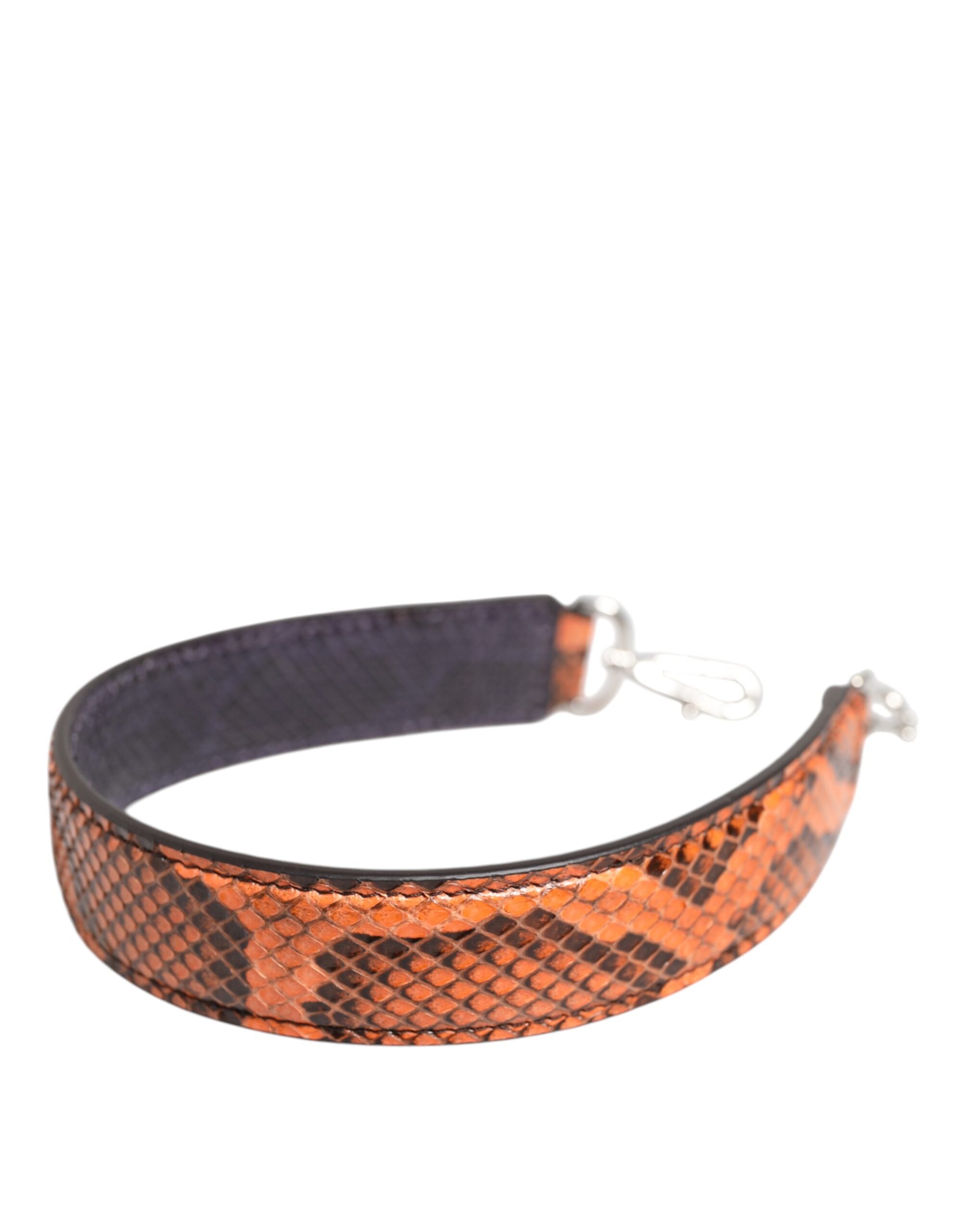 Dolce & Gabbana Orange Exotic Leather Bag Shoulder Women's Strap (Pre-Owned)