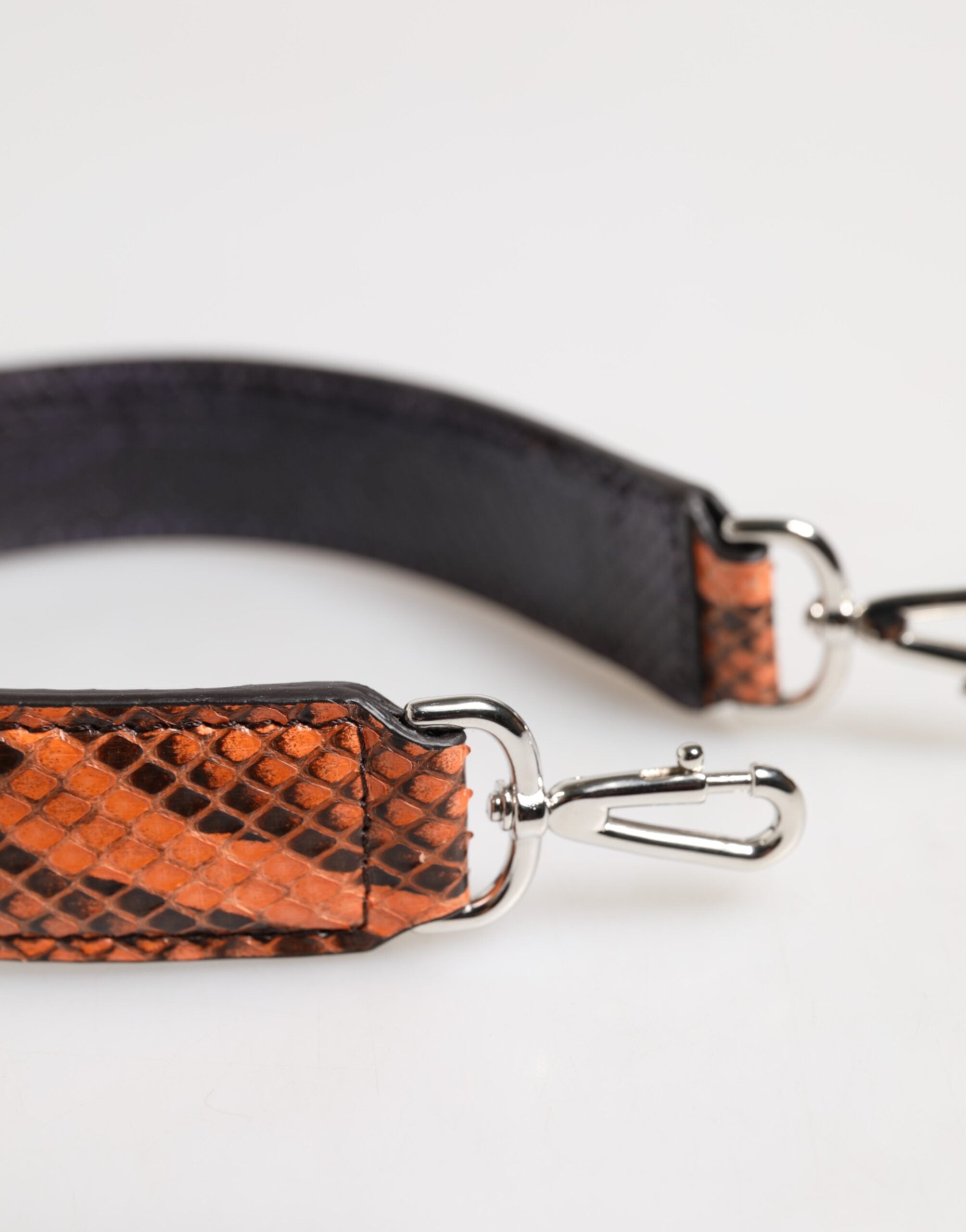 Dolce & Gabbana Orange Exotic Leather Bag Shoulder Women's Strap (Pre-Owned)