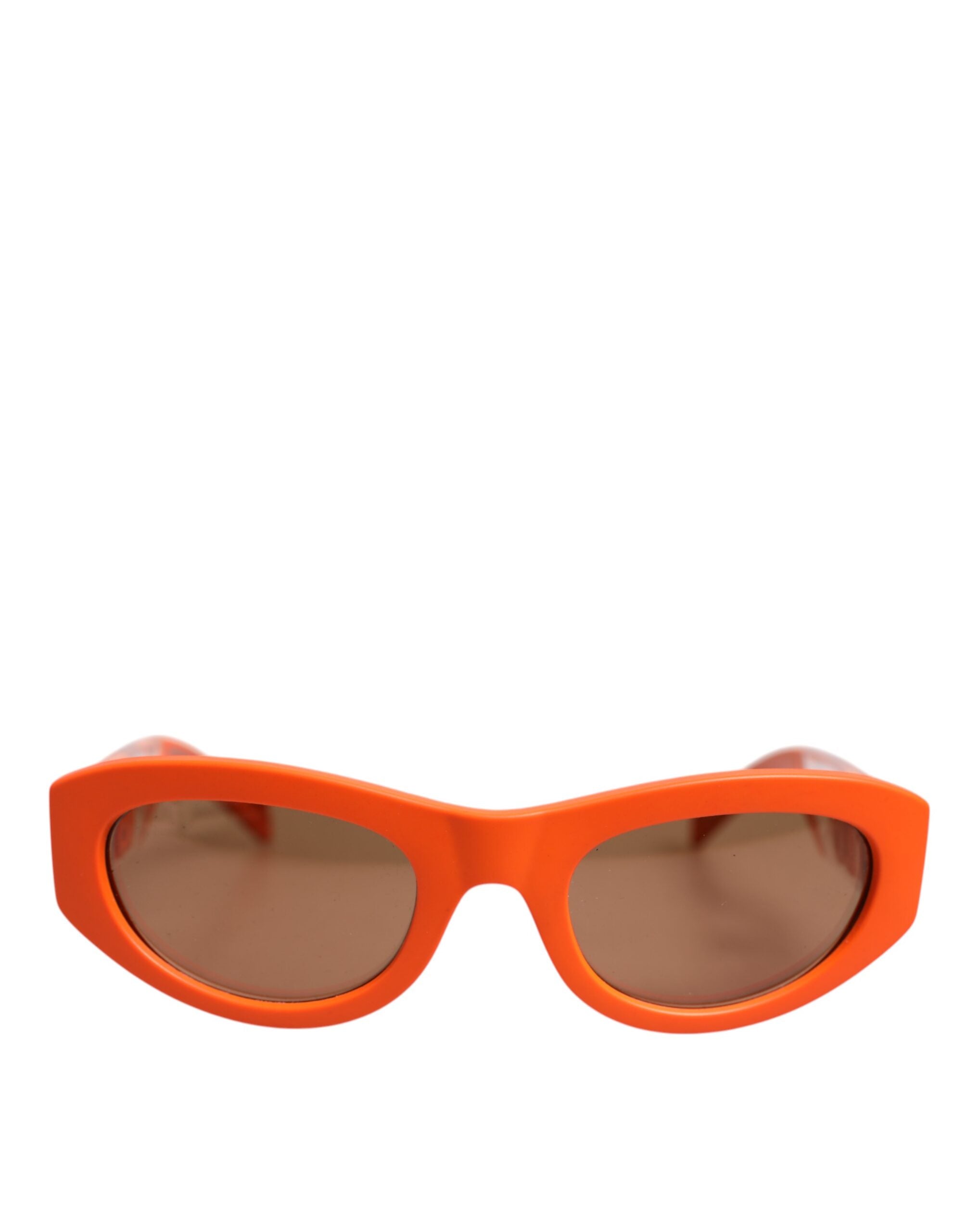 Dolce & Gabbana Orange Reborn To Live Oval Frame Logo Eyewear Women's Sunglasses