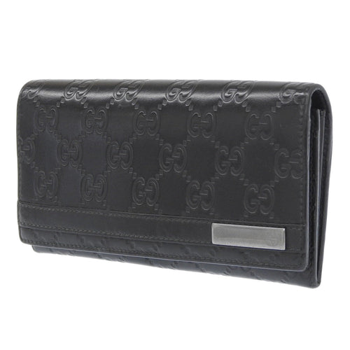 Gucci -- Black Leather Wallet  (Pre-Owned)