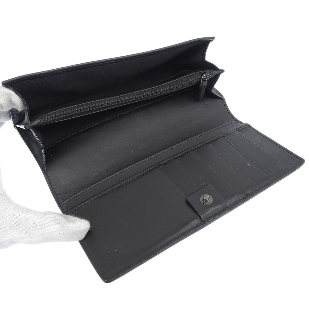 Gucci -- Black Leather Wallet (Pre-Owned)