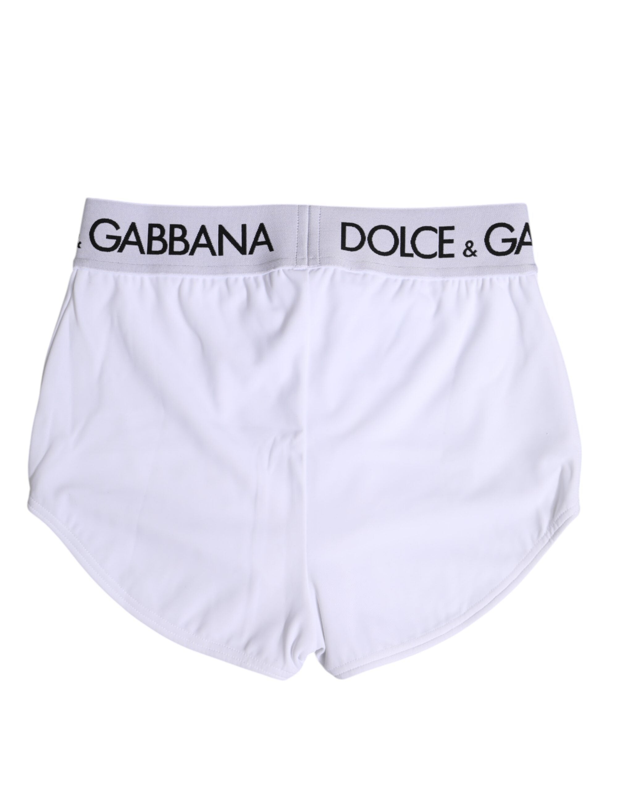 Dolce & Gabbana White Nylon Logo Waistband Boxer Brief Men's Underwear (Pre-Owned)