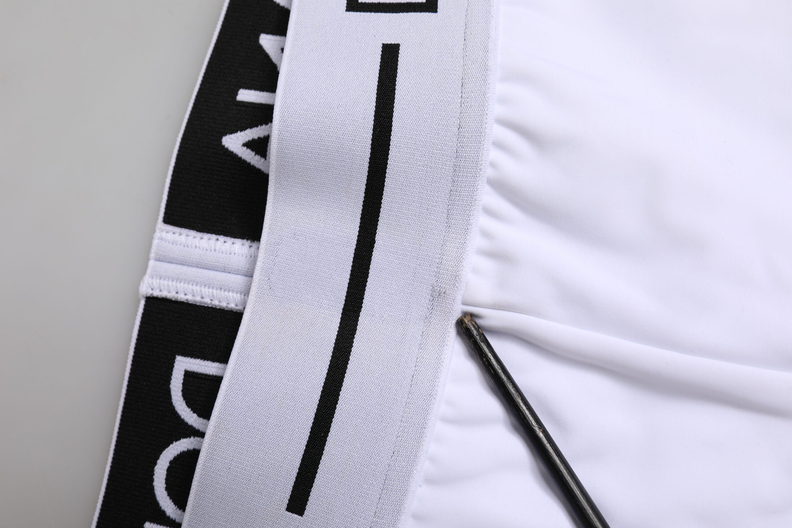 Dolce & Gabbana White Nylon Logo Waistband Boxer Brief Men's Underwear (Pre-Owned)