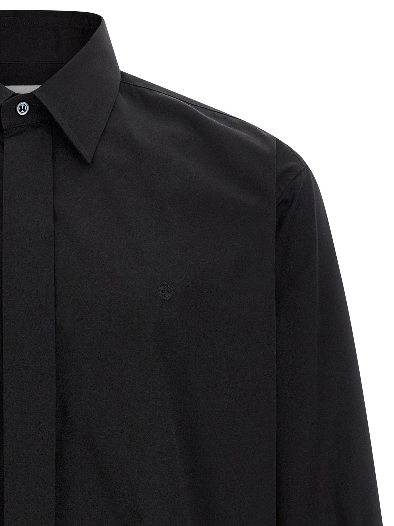 Alexander Mcqueen Men's Logo Embroidery Shirt