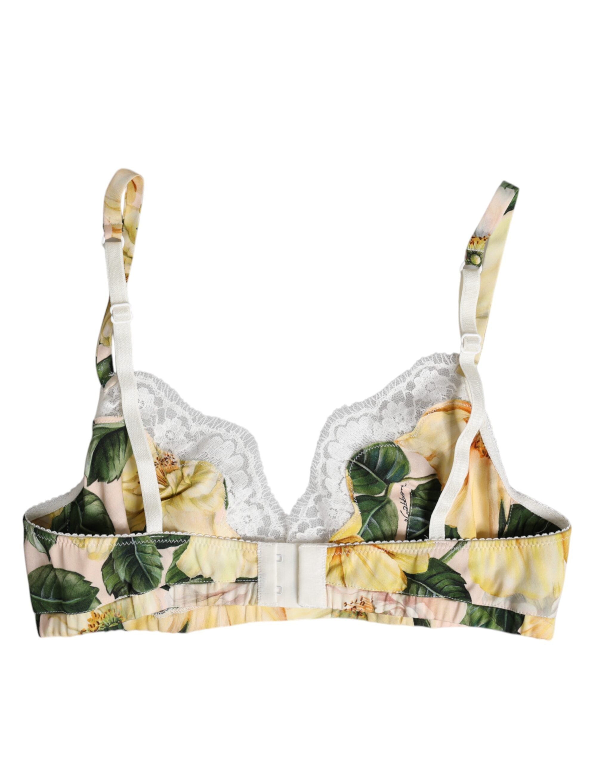Dolce & Gabbana Multicolor Floral Print Non Wire Bra Women's Underwear