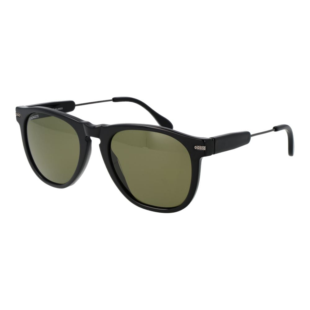 Serengeti Black Plastic Men's Sunglasses