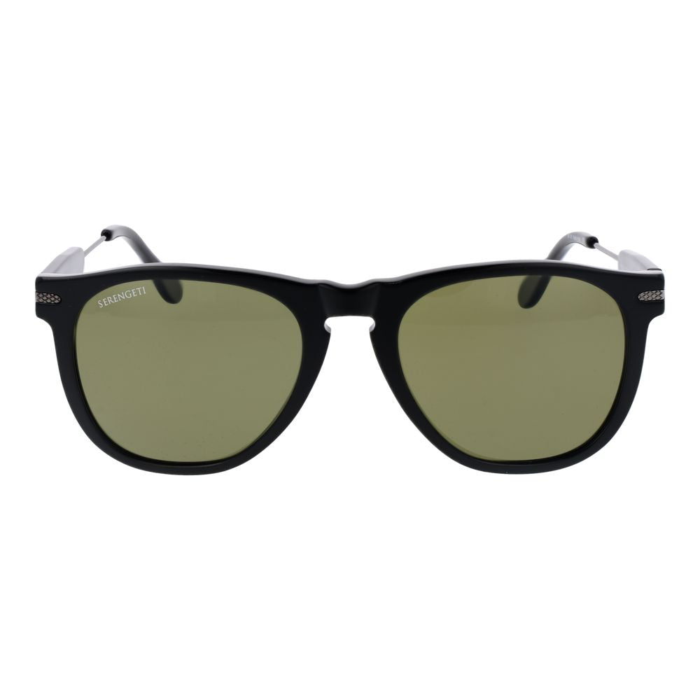 Serengeti Black Plastic Men's Sunglasses