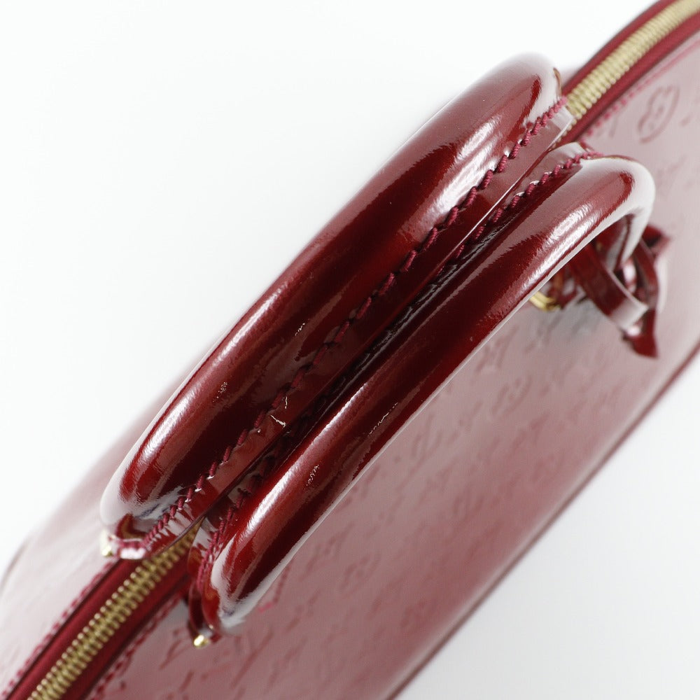 Louis Vuitton Alma Red Patent Leather Handbag (Pre-Owned)