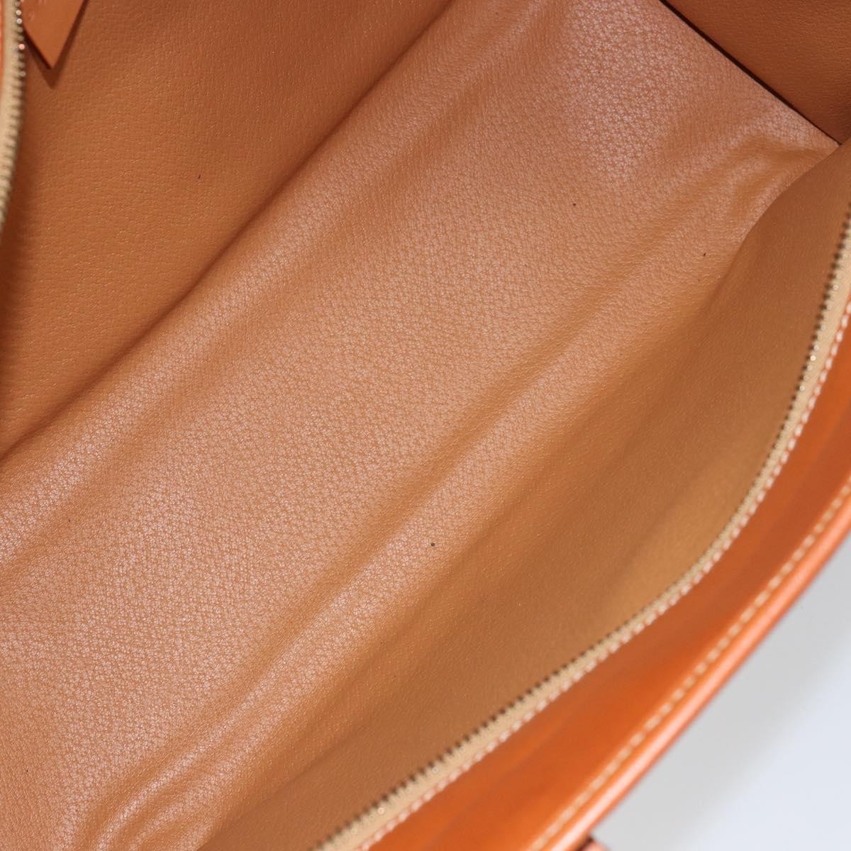 Celine Vintage Macadam Canvas And Leather Brown Canvas Tote Bag Bag (Pre-Owned)