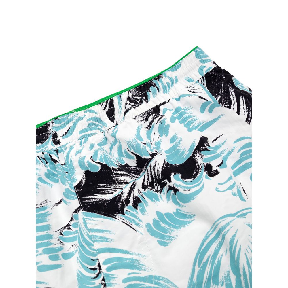 Bottega Veneta White Polyamide Swim Men's Shorts