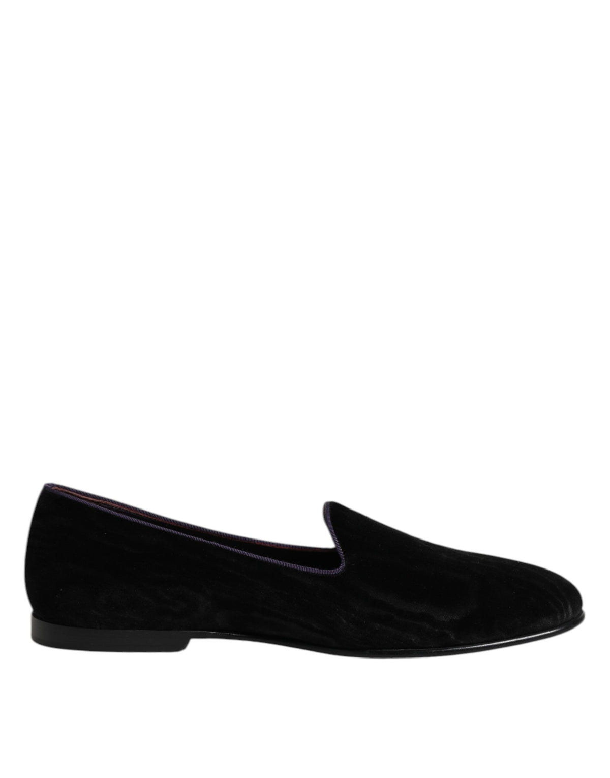 Dolce & Gabbana Black DG Crown Embroidery Loafers Slip On  display picture 2